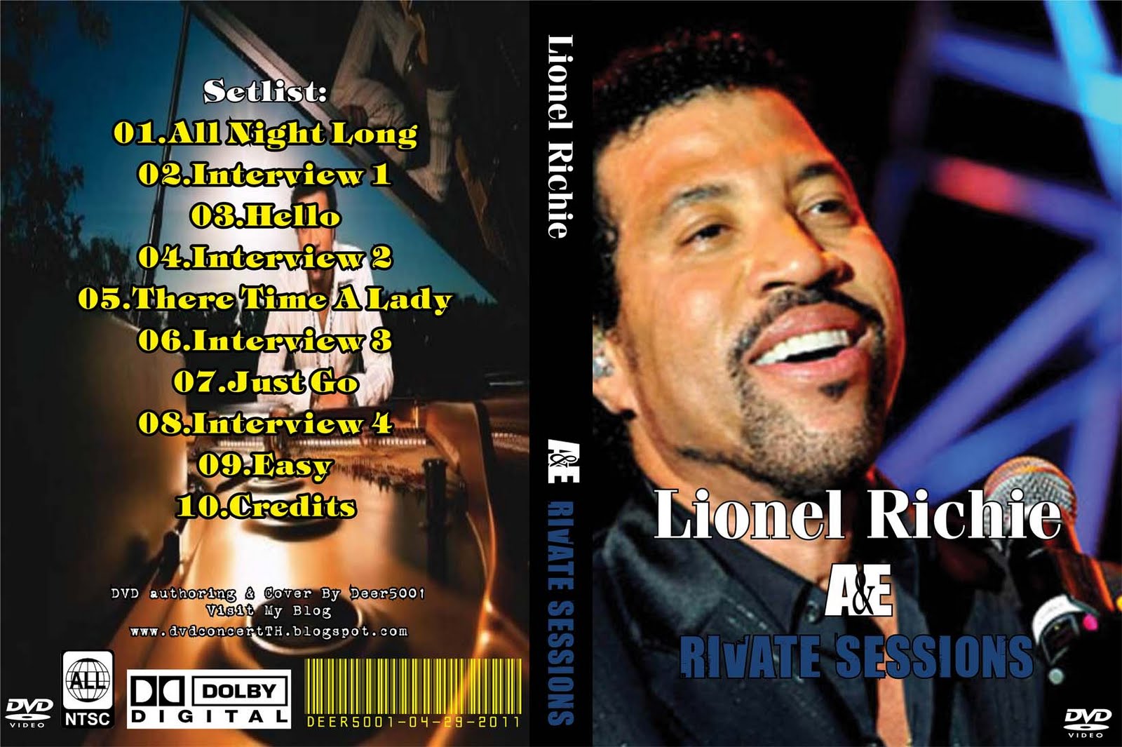 Lionel Richie All Night Long Album Cover