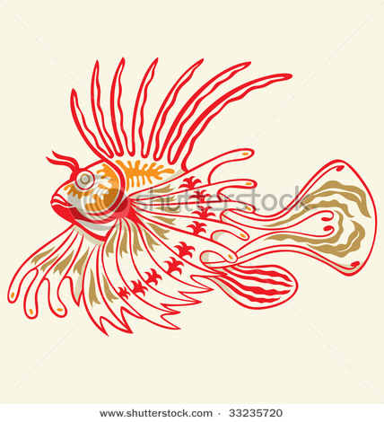 Lionfish Tattoo Designs