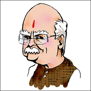 Lk Advani Cartoon