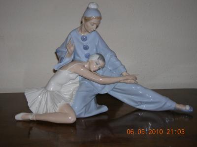 Lladro Ballerina With Clown