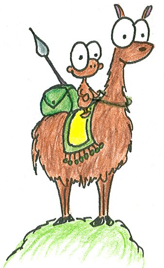 Llama Cartoon