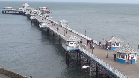 Llandudno Pier Fire