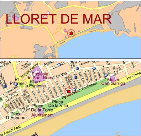 Lloret De Mar Map Of Hotels