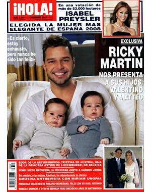 Los Hijos De Ricky Martin Fotos Actuales