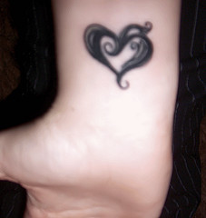 Love Heart Tattoo Designs For Girls