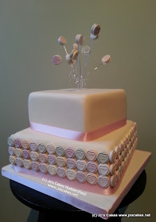 Love Hearts Sweets Cake