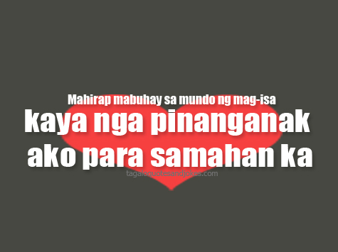 Love Quotes For Him Tagalog
