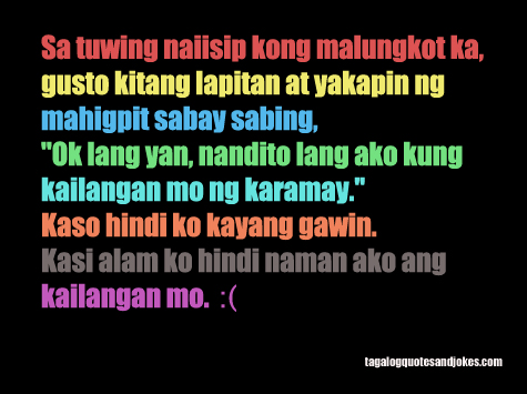 Love Quotes For Him Tagalog Sad