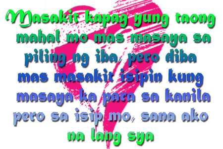 Love Quotes Tagalog 2012 Sweet