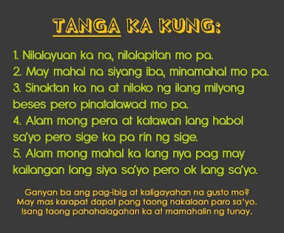 Love Quotes Tagalog Jokes