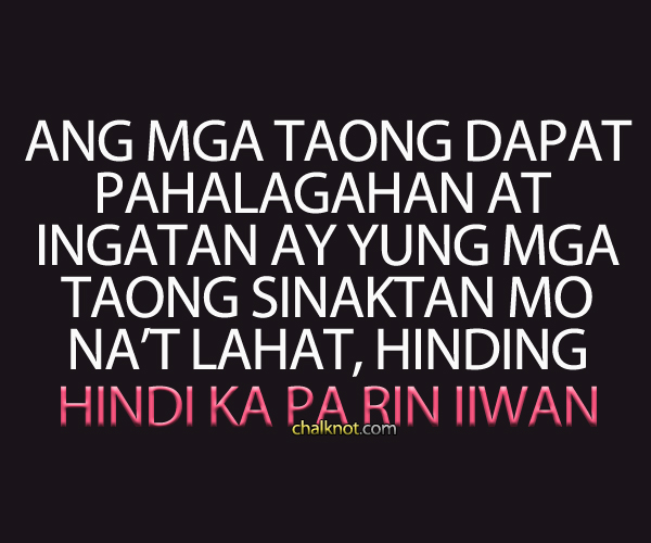 Love Quotes Tagalog Version