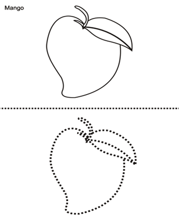 Mango Fruit Drawing