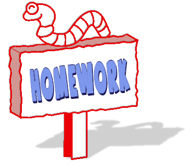 Maths Homework Clipart