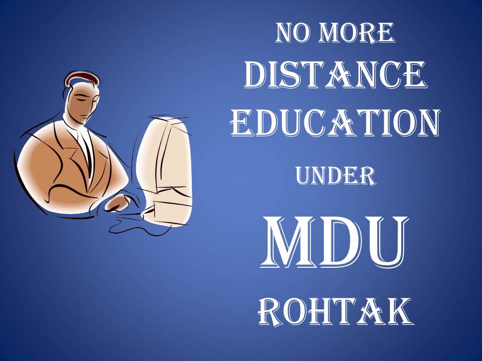 Mdu Rohtak Distance Education Courses