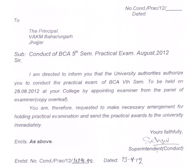 Mdu Rohtak Result 2012 Bca