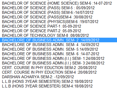 Mdu Rohtak Results