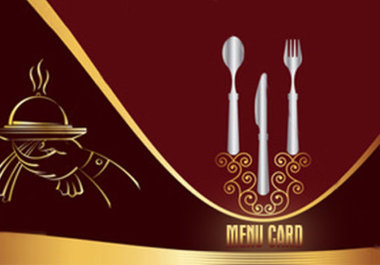 Menu Card Background Design