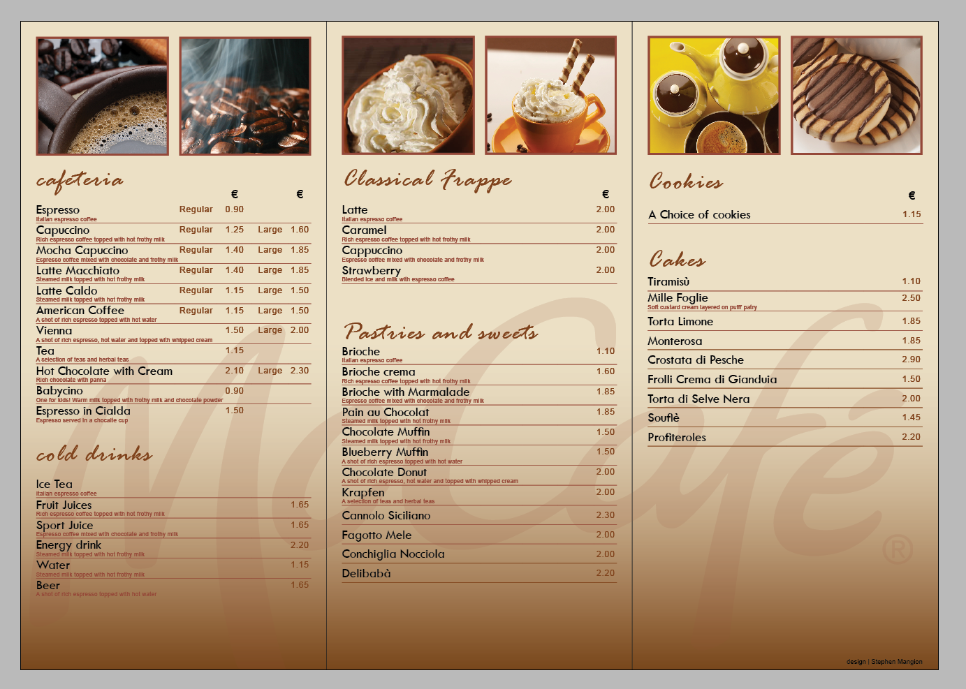 Menu Design