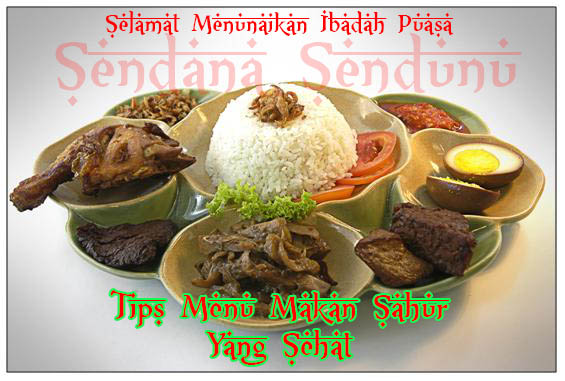 Menu Sahur Sehat 2013