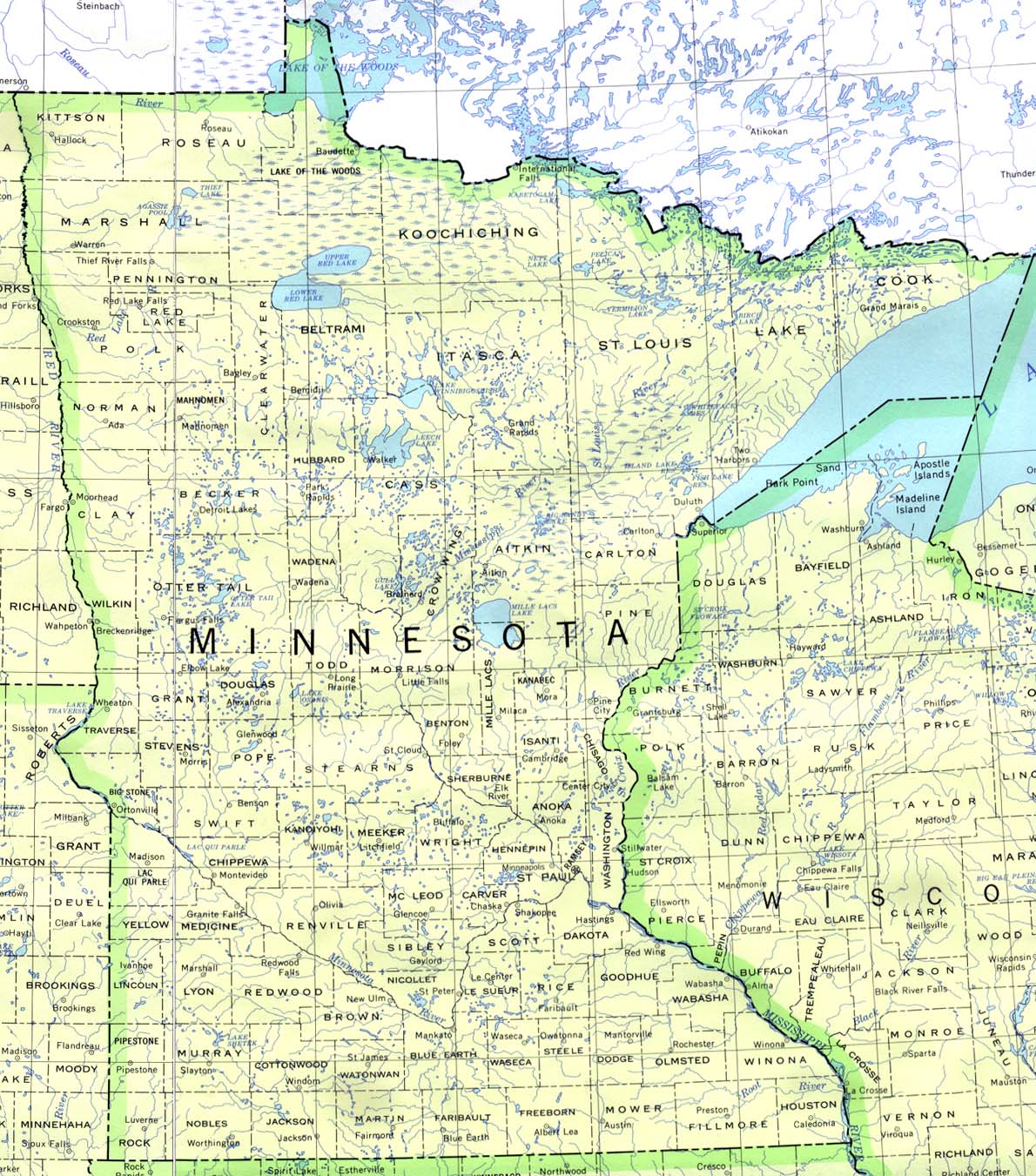 Mn Highway Map