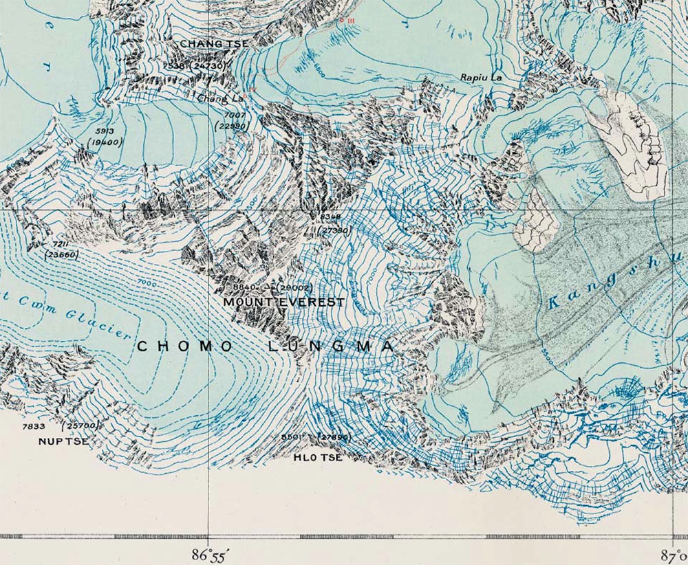 Mount Everest Map Google