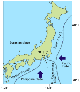 Mount Fuji Japan Map