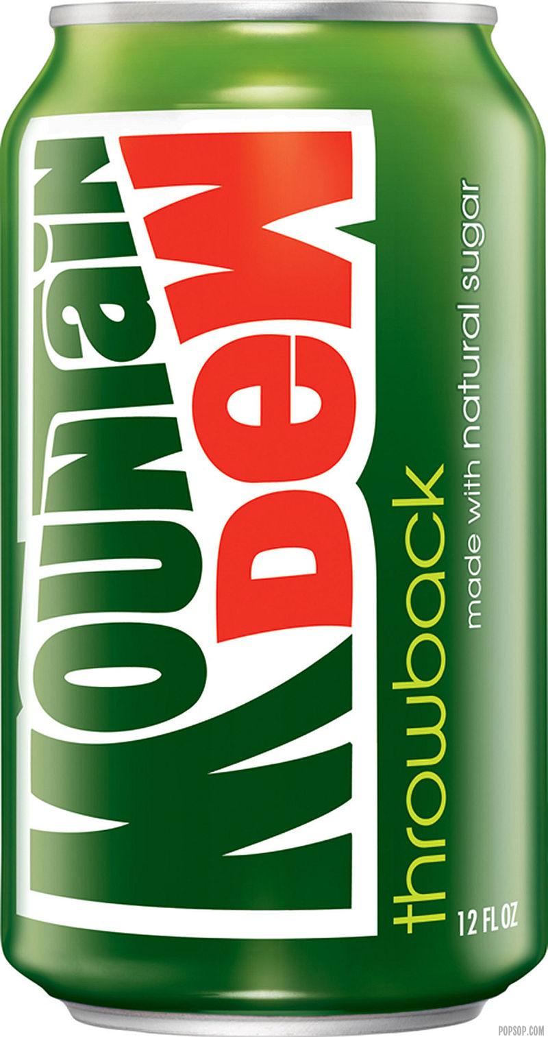 Mountain Dew Can Label
