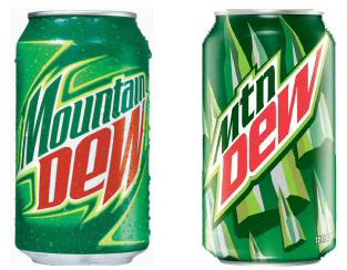 Mountain Dew Logo Font