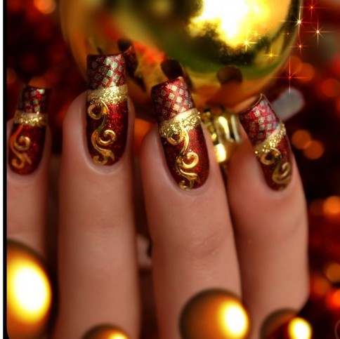 Nails Designs 2012 Christmas