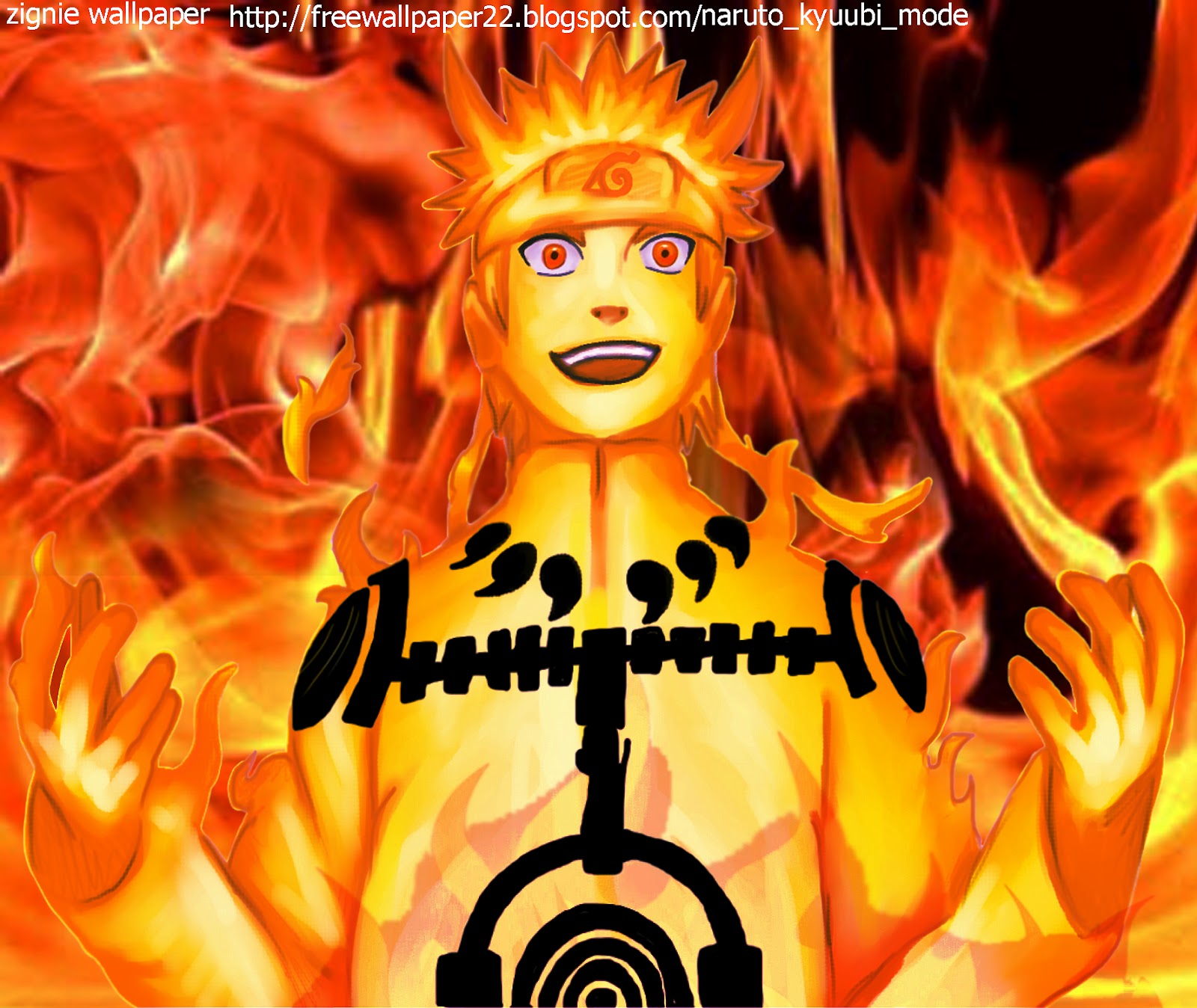 Naruto Kyuubi Mode Wallpaper
