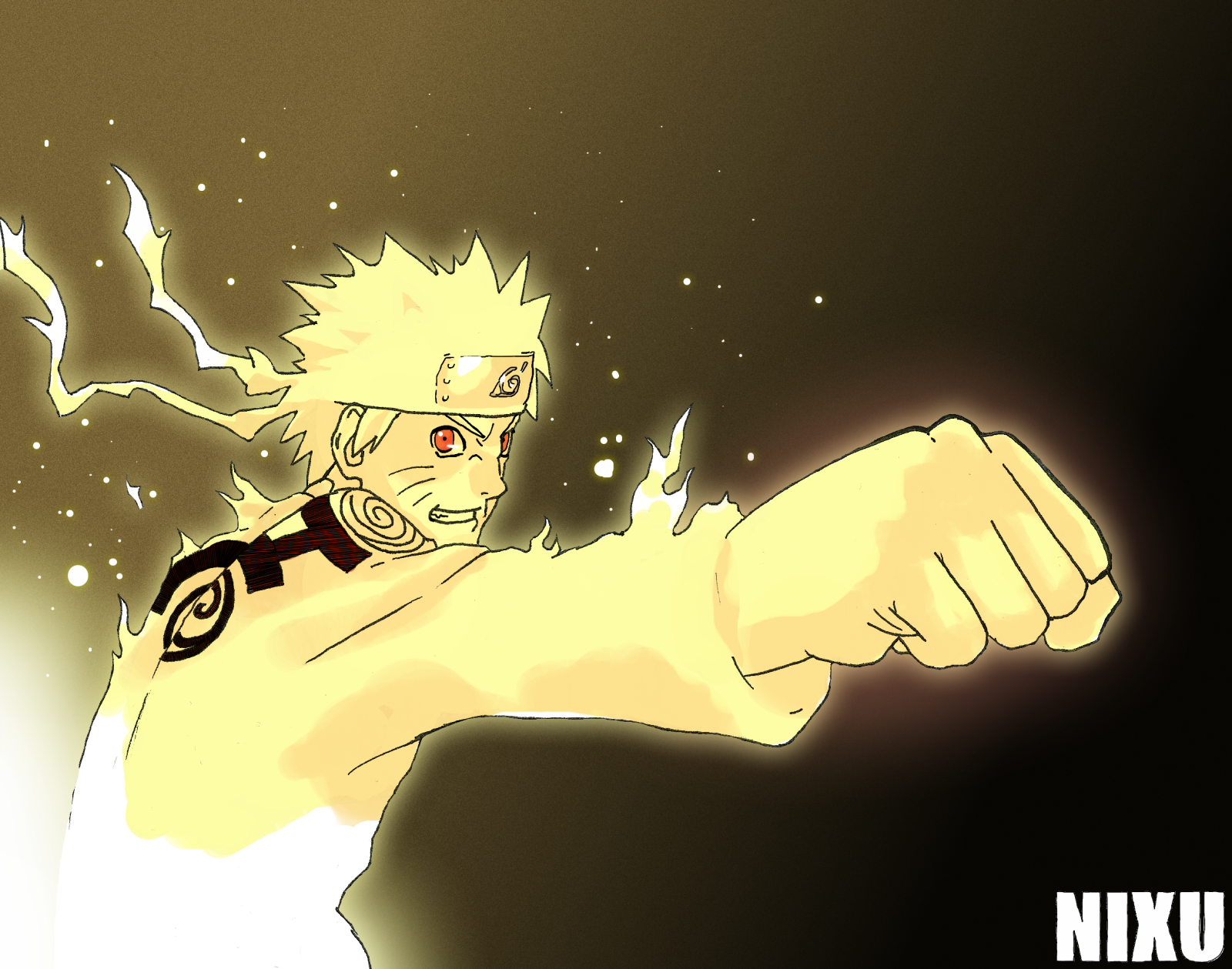 Naruto Kyuubi Mode Wallpaper