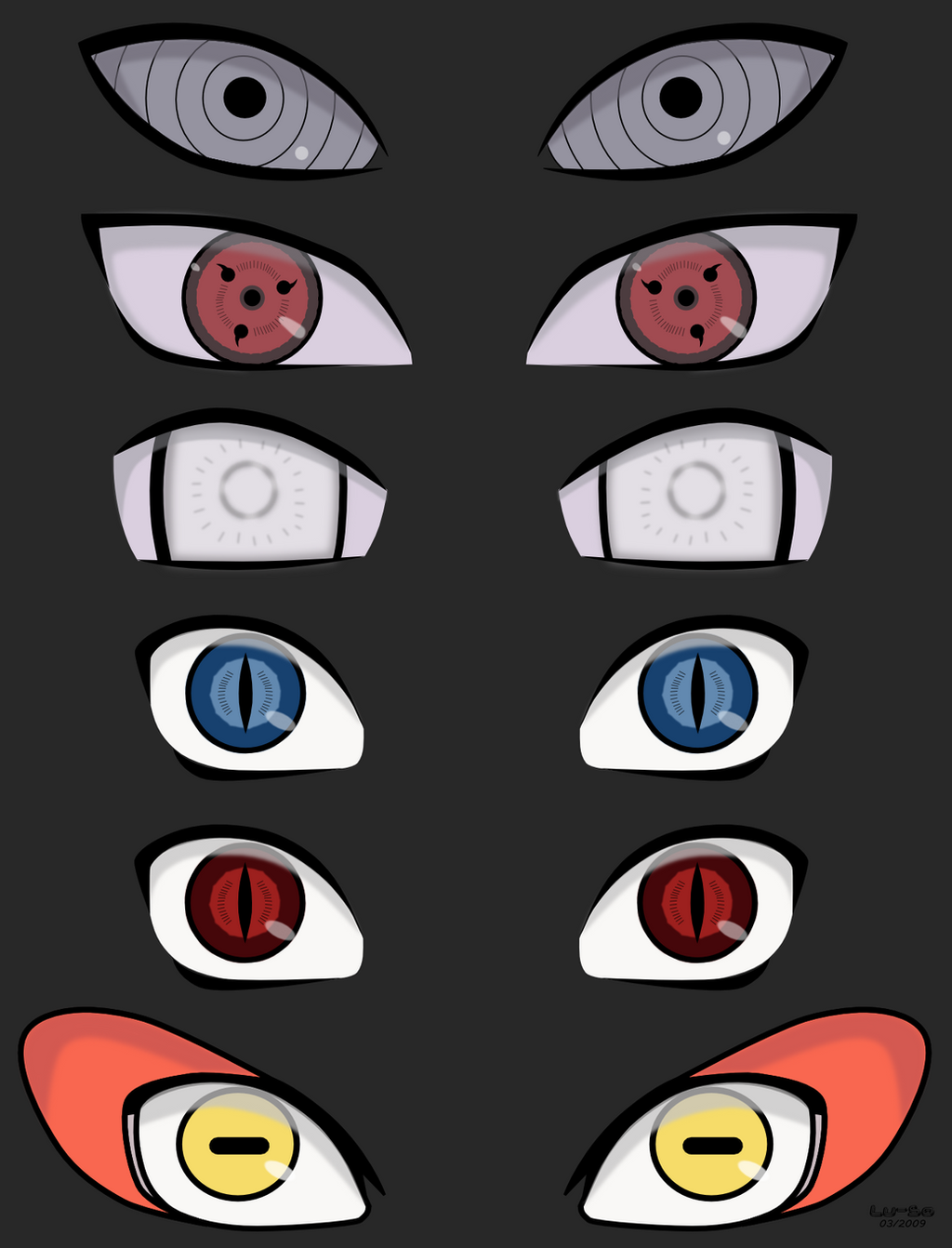 Naruto Sage Kyuubi Eyes