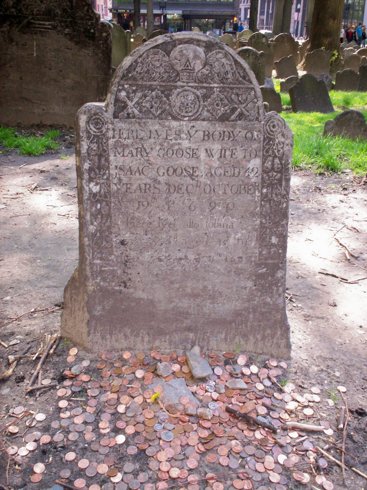 Old Granary Burying Ground Boston