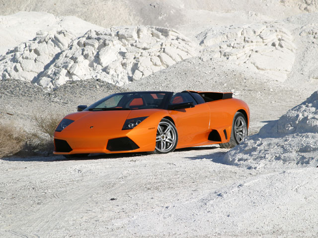 Orange Lamborghini Murcielago Wallpaper