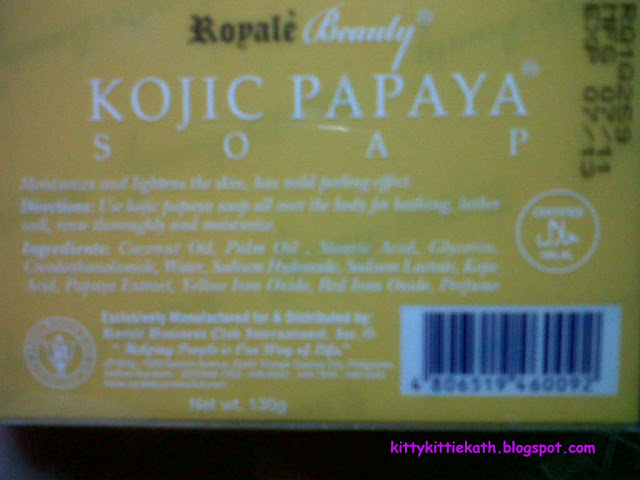 Papaya Kojic Acid Soap Before And After