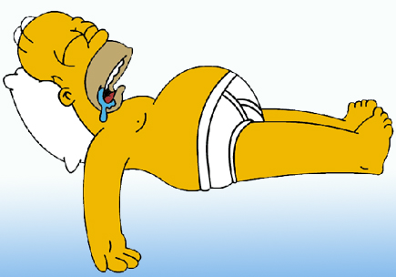 Picture Of Homer Simpson Drooling