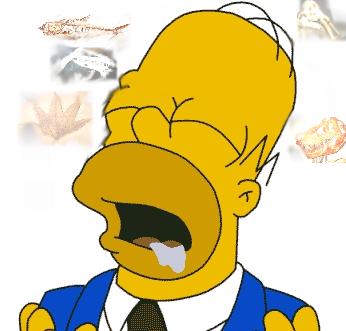 Picture Of Homer Simpson Drooling