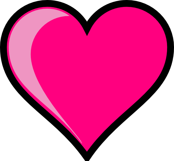 Pink Love Heart Symbol
