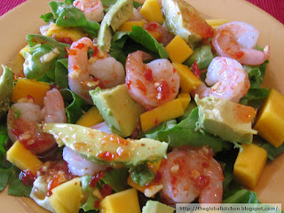 Prawn Avocado Mango Salad