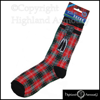 Red Kilt Socks