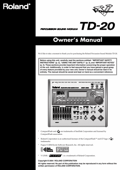 Roland Td 12 Manual