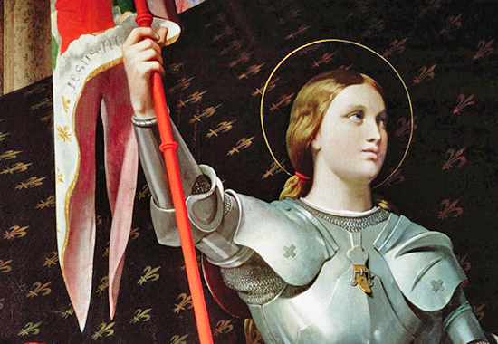 Saint Joan Of Arc Painting