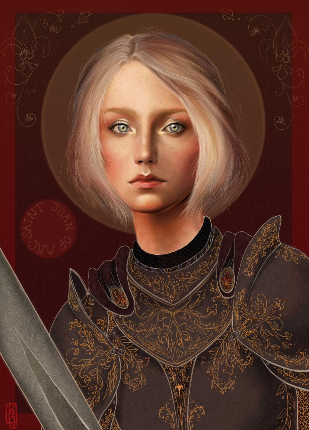 Saint Joan Of Arc Painting