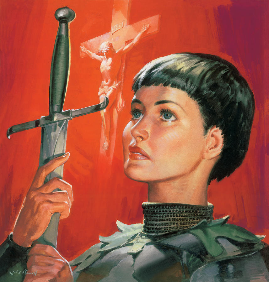 Saint Joan Of Arc Painting