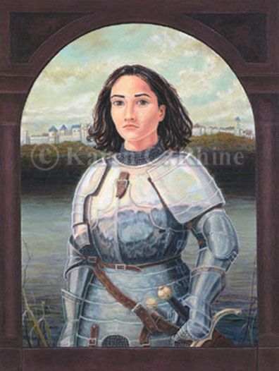Saint Joan Of Arc Painting