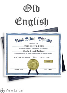 Sample Of High School Diploma Certificate