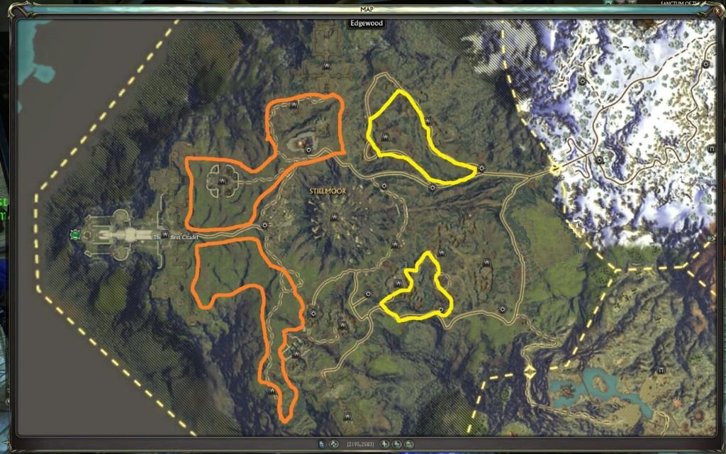 Shimmersand Map