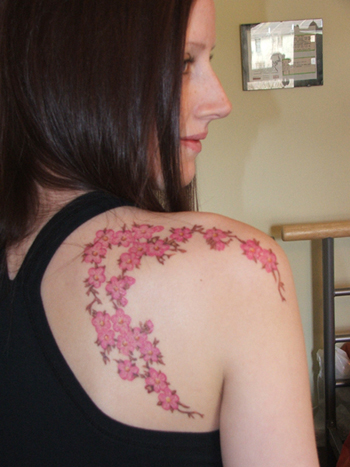 Small Cherry Blossom Tattoo Designs