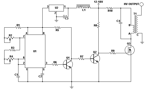 Small Tesla Coil Schematic