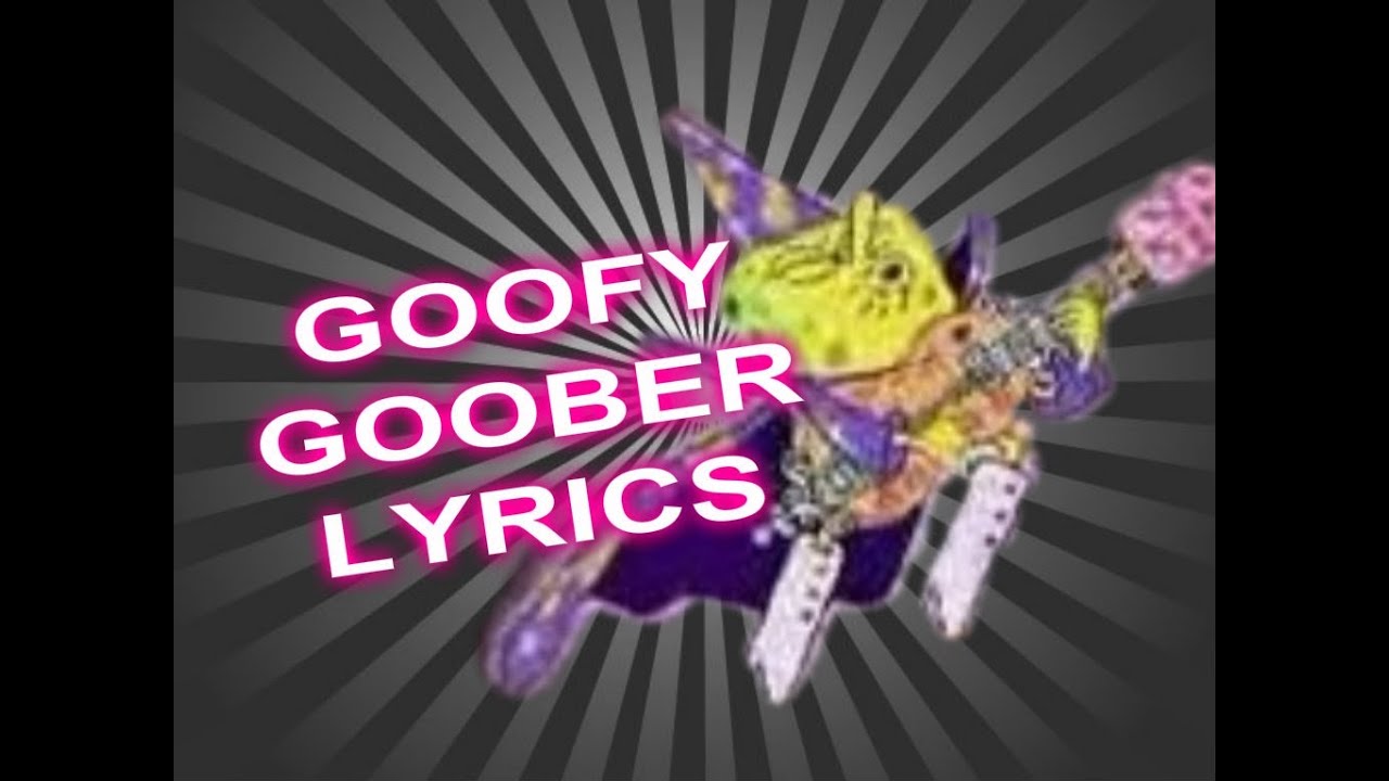 Spongebob Goofy Goober Rock Lyrics